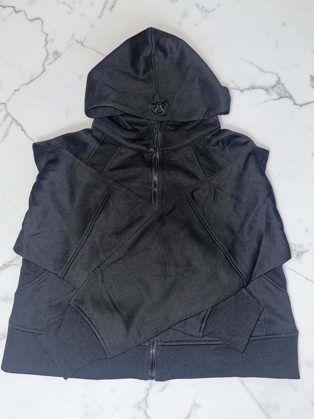 Lululemon Scuba Oversized Full Zip Black Hoodie